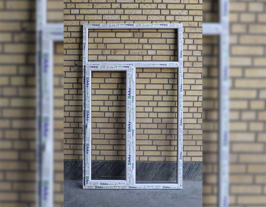  پنجره UPVC کتیبه سفارشی باز شو ۲۰۰ * ۱۵۰ 