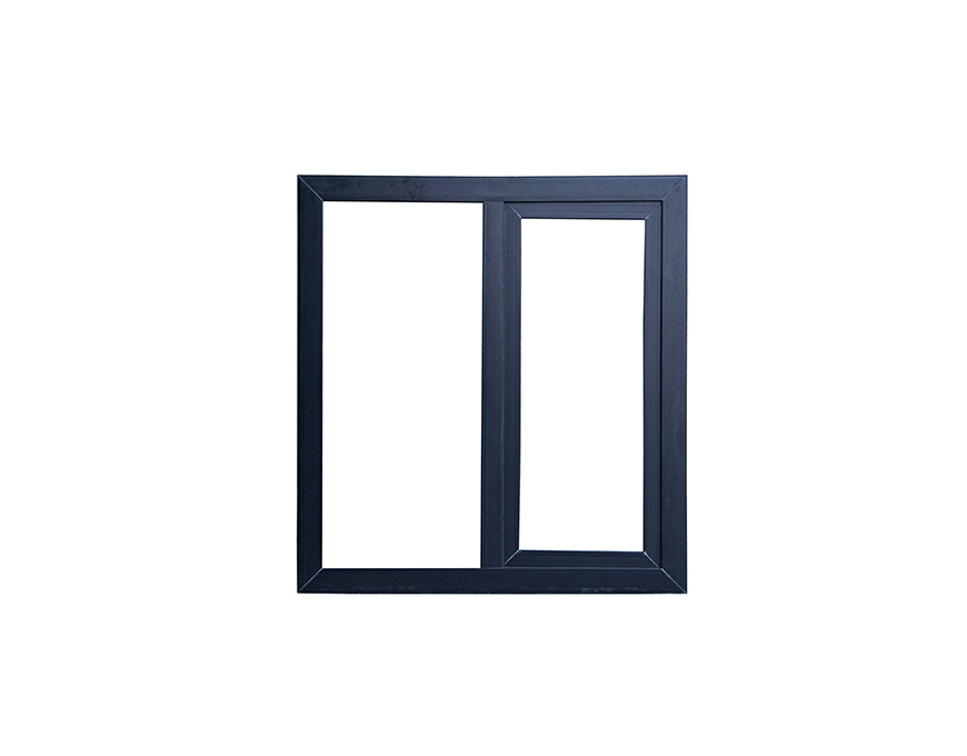 پنجره بازشو PVC مشکی