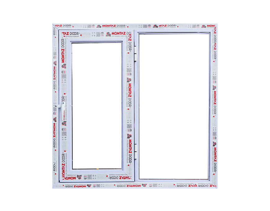 پنجره PVC بازشو 100 * 100